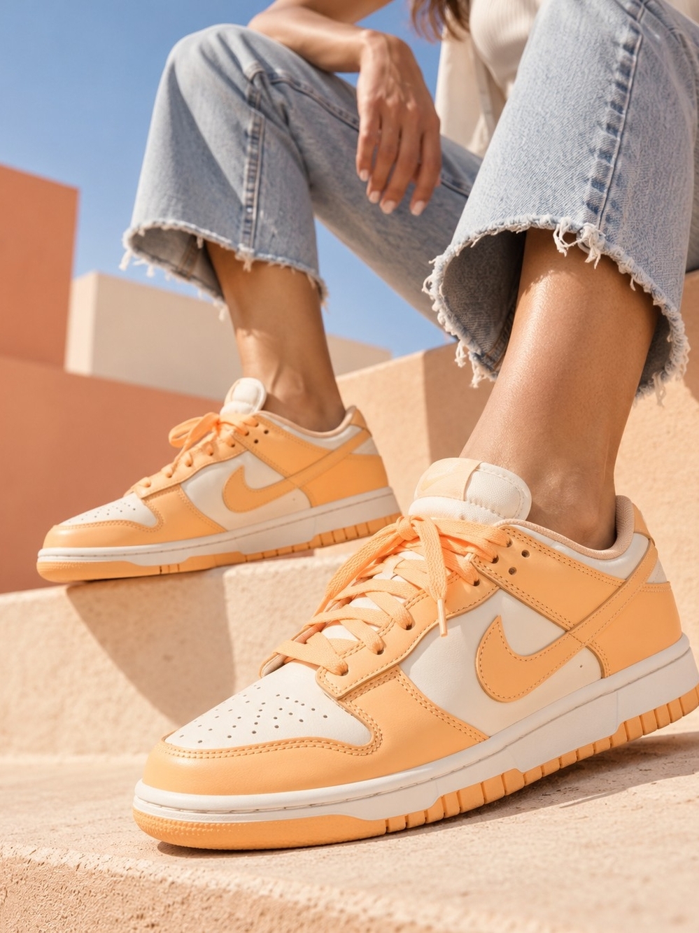 Nike Dunk Low Peach Cream Women’s Size 8.5 DD1503-801